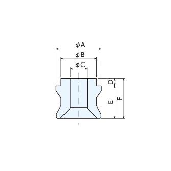 （株）ナベヤ Qーロックエレメント ホールタイプ ピン QLK Ｑ－ロックエレメント　ホールタイプ　ピン QLK20RP