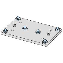（株）ナベヤ Qーロック内蔵プレート本体(ネジ式) MCQ