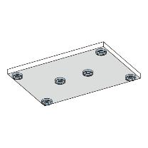 （株）ナベヤ Qーロック内蔵プレート(フラット) MCQ