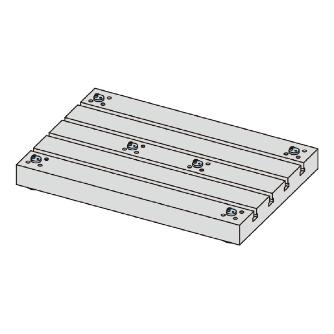 （株）ナベヤ Qーロック内蔵プレート(T溝) MCQ Ｑ－ロック内蔵プレート（Ｔ溝） MCQ0540-T