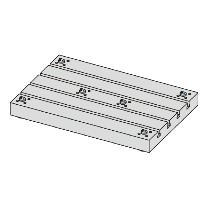 （株）ナベヤ Qーロック内蔵プレート(T溝) MCQ