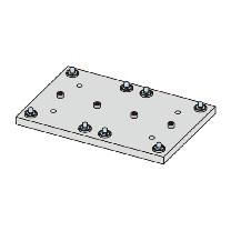 （株）ナベヤ Qーロック内蔵プレート本体(ネジ式分割) MCQ