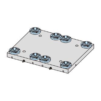 （株）ナベヤ Qーロック内蔵プレート本体(エアー分割) MCQ Ｑ－ロック内蔵プレート本体（エアー分割） MCQ0540A