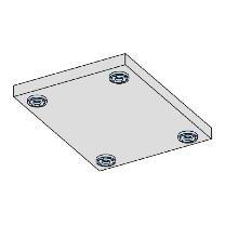 （株）ナベヤ Qーロック内蔵プレート(フラット分割) MCQ