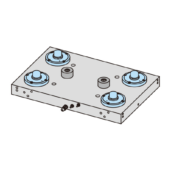 （株）ナベヤ Qーロック内蔵プレート本体(油圧) MCQ Ｑ－ロック内蔵プレート本体（油圧） MCQ0540H