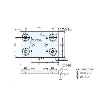 （株）ナベヤ Qーロック内蔵プレート本体(油圧) MCQ Ｑ－ロック内蔵プレート本体（油圧） MCQ1060H