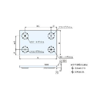（株）ナベヤ Qーロック内蔵プレート(フラット油圧) MCQ Ｑ－ロック内蔵プレート（フラット油圧） MCQ1060H-F