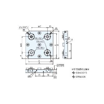（株）ナベヤ Qーロック内蔵マシンパレット本体(油圧) MCQH Ｑ－ロック内蔵マシンパレット本体（油圧） MCQH500