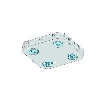 （株）ナベヤ Qーロック内蔵マシンパレット(T溝油圧) MCQH