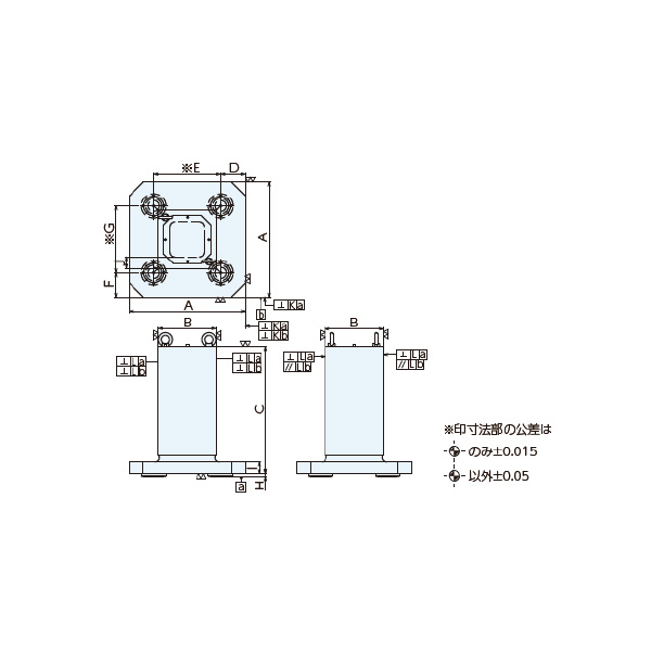 （株）ナベヤ Qーロック内蔵マシンパレット(4面油圧) TBS Ｑ－ロック内蔵マシンパレット（４面油圧） TBS06-30060Q