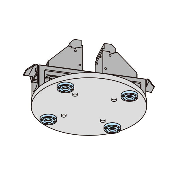 （株）ナベヤ Qーロック内蔵丸型プレート交換 バイス付 RMCQ Ｑ－ロック内蔵丸型プレート交換　バイス付 RMCQ400-100M