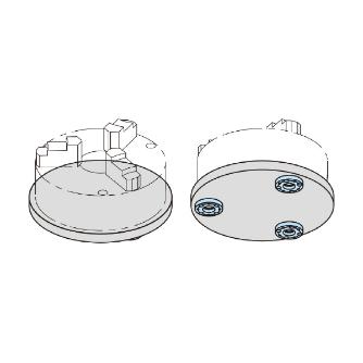 （株）ナベヤ Qーロック内蔵丸型プレート交換チャック付 RMCQ Ｑ－ロック内蔵丸型プレート交換チャック付 RMCQ300-10IN