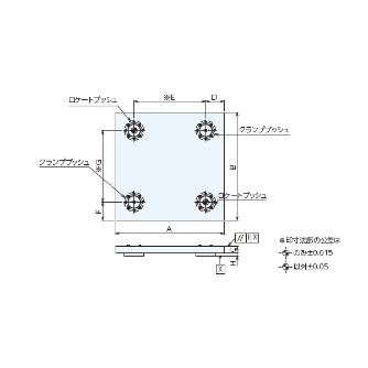 （株）ナベヤ 2面イケール用交換プレート フラット TBQS ２面イケール用交換プレート　フラット TBQS400TS-PL