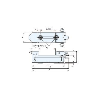 （株）ナベヤ Qーロック直付け用マシンバイス LTCVQ Ｑ－ロック直付け用マシンバイス LTCVQ160
