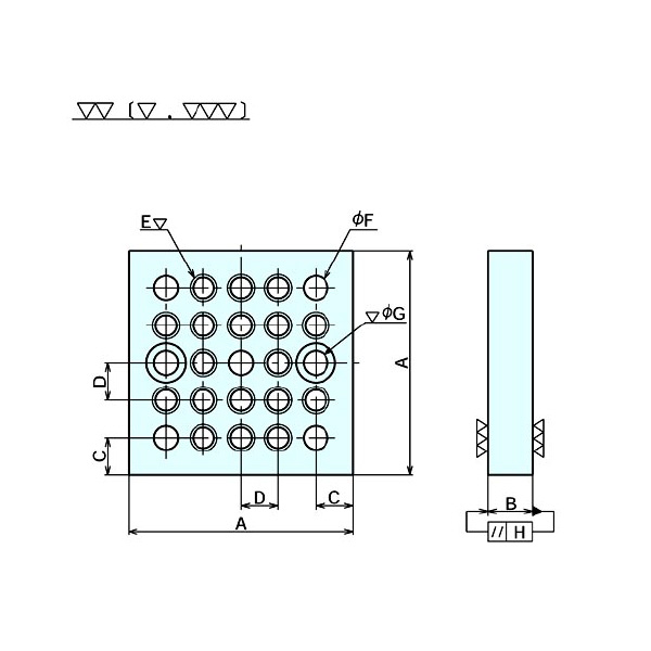 （株）ナベヤ ベースプレートサポート EN ベースプレートサポート EN412-3450