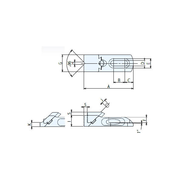 （株）ナベヤ トウアジャストクランプ2 ロング TAL トウアジャストクランプ２　ロング TAL08-1