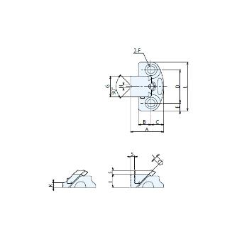 （株）ナベヤ トウアジャストクランプ2 ショート TASH トウアジャストクランプ２　ショート TASH12-1