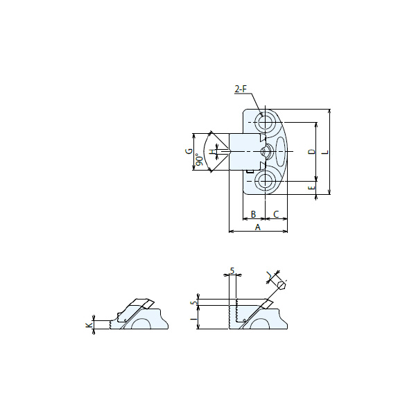 （株）ナベヤ トウアジャストクランプ2 ショート TASH トウアジャストクランプ２　ショート TASH12-1