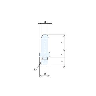 （株）ナベヤ ラウンドピン SBAR845 ラウンドピン SBAR845