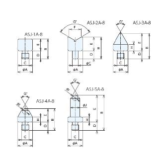 （株）ナベヤ アタッチメント ASJ アタッチメント ASJ-1A-8