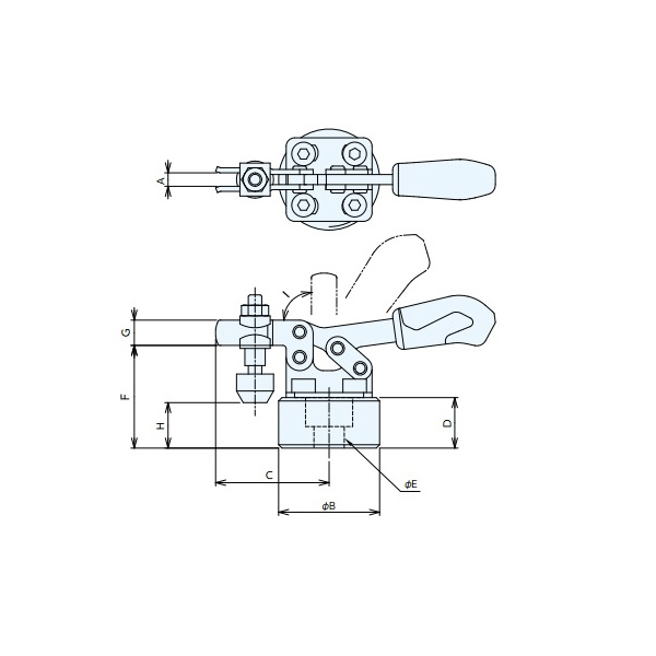 （株）ナベヤ トグルユニット 6830 トグルユニット 6830-0JT