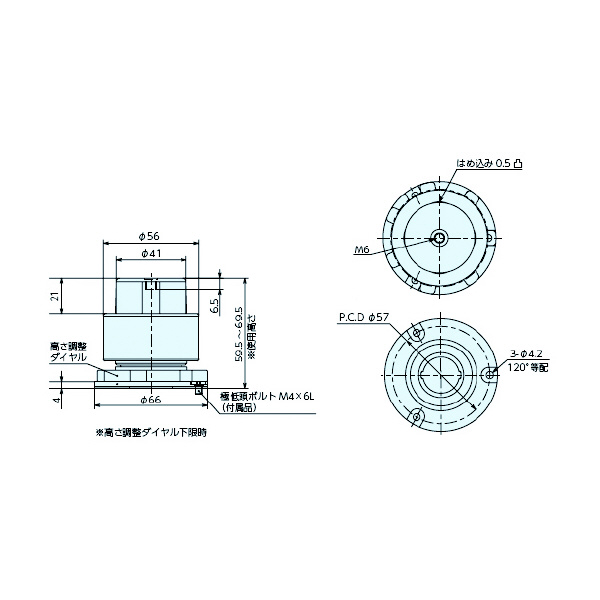 （株）ナベヤ 中量マウント BMM 中量マウント BMM040L