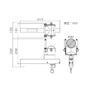 育良精機（株） ラック用コロ ISK-R ラック用コロ ISK-R2