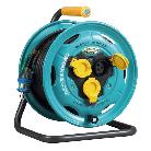 （株）ハタヤリミテッド 屋外用業務用戦力リール 漏電遮断器付(接地付・温度センサー内蔵)