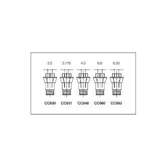 日本精密機械工作（株） コレットチャック CC コレットチャック　φ３．１７５ CC631