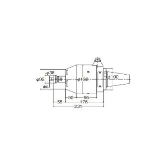 日本精密機械工作（株） モーターユニット h4スピンドル HSM モーターユニット　ｈ４スピンドル HSM-3300