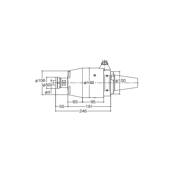 日本精密機械工作（株） モーターユニット h4スピンドル HSM モーターユニット　ｈ４スピンドル HSM-3400
