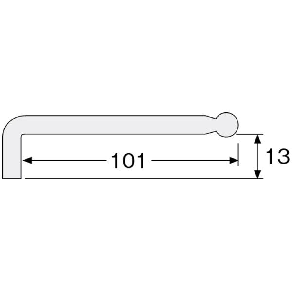 ホーザン株式会社 ボールポイントレンチ W-113 ボールポイントレンチ W-113-6