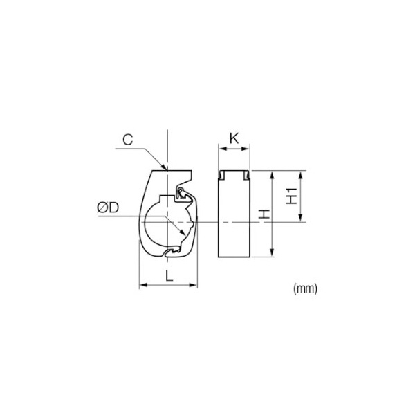 日東工器（株） クリップ ALN-CL クリップ４０ ALN-CL-40-M8