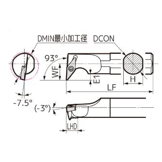 住友電気工業（株） SEC－ボーリングバイト S-SVUC ＳＥＣ－ボーリングバイト S12M-SVUCL0802-16