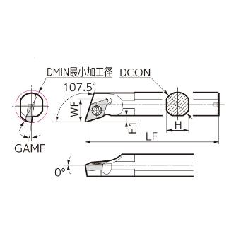 住友電気工業（株） SEC－ボーリングバイト S-SDQC ＳＥＣ－ボーリングバイト S16Q-SDQCR0702-20
