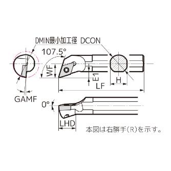 住友電気工業（株） SEC－ボーリングバイト S-SDQC ＳＥＣ－ボーリングバイト S16Q-SDQCR11T3-23