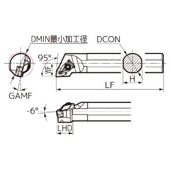 住友電気工業（株） SEC－ボーリングバイト S-DWLN ＳＥＣ－ボーリングバイト S32S-DWLNL0804-40