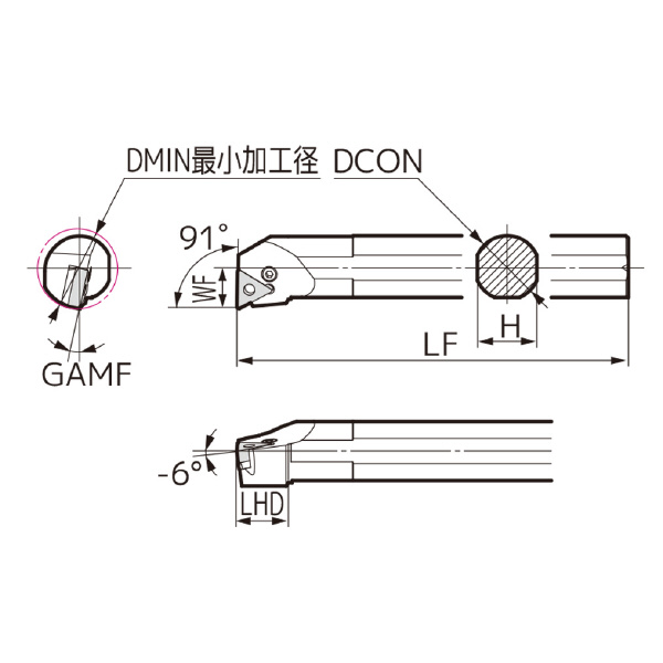 住友電気工業（株） SEC－ボーリングバイト S-PTFN ＳＥＣ－ボーリングバイト S32S-PTFNR1604-40