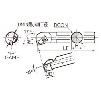 住友電気工業（株） SEC－ボーリングバイト S-DSKN ＳＥＣ－ボーリングバイト S40T-DSKNL1204-50