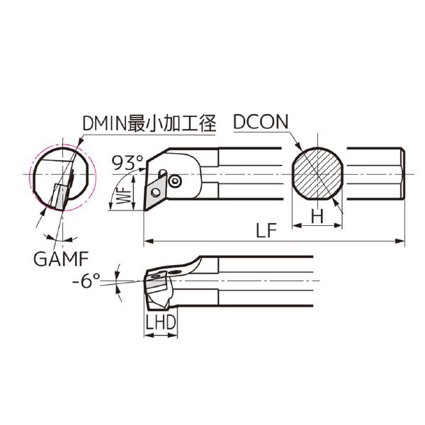 住友電気工業（株） SEC－ボーリングバイト S-PDUN ＳＥＣ－ボーリングバイト S40T-PDUNL1504-50