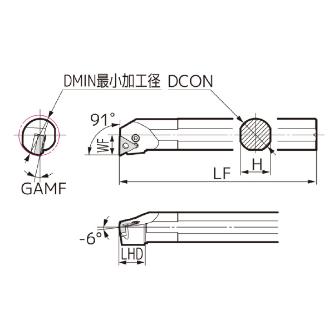 住友電気工業（株） SEC－ボーリングバイト S-PTFN ＳＥＣ－ボーリングバイト S40T-PTFNR1604-50