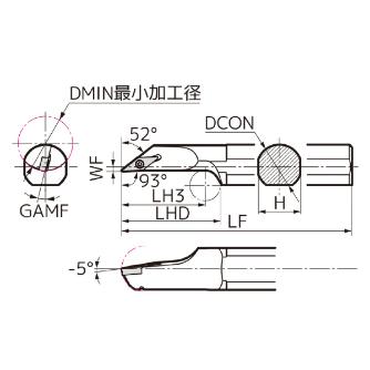 住友電気工業（株） SEC－ボーリングバイト S-SVJB ＳＥＣ－ボーリングバイト S40T-SVJBL1604-50