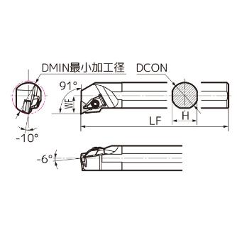 住友電気工業（株） SEC－ボーリングバイト S-DTFN ＳＥＣ－ボーリングバイト S50U-DTFNL1604-63