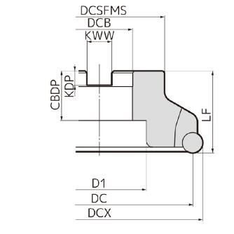 住友電気工業（株） SEC－ウェーブラジアスミル カッタ RSXF-R ＳＥＣ－ウェーブラジアスミル　カッタ RSXF20160R