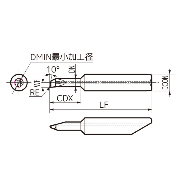 住友電気工業（株） スミボロン 小径ボーリングバイト BSME スミボロン　小径ボーリングバイト BSMEL30020D3S6 BN2000