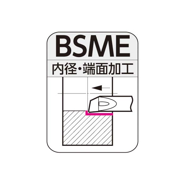 住友電気工業（株） スミボロン 小径ボーリングバイト BSME スミボロン　小径ボーリングバイト BSMEL45020D3S6 BN2000