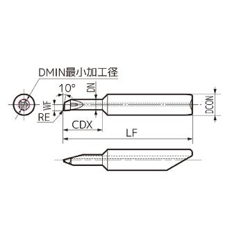 住友電気工業（株） スミボロン 小径ボーリングバイト BSME スミボロン　小径ボーリングバイト BSMER35020D3S6 BN2000