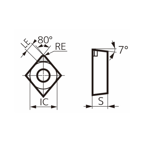 住友電気工業（株） スミダイヤ バインダレスチップ CCMW-RH スミダイヤ　バインダレスチップ CCMW03X102RH NPD10