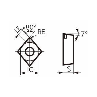 住友電気工業（株） スミダイヤ バインダレスチップ CCMW-RH スミダイヤ　バインダレスチップ CCMW04X102RH NPD10