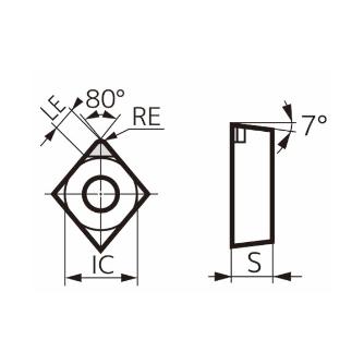 住友電気工業（株） スミダイヤ バインダレスチップ CCMW-RH スミダイヤ　バインダレスチップ CCMW060204RH NPD10